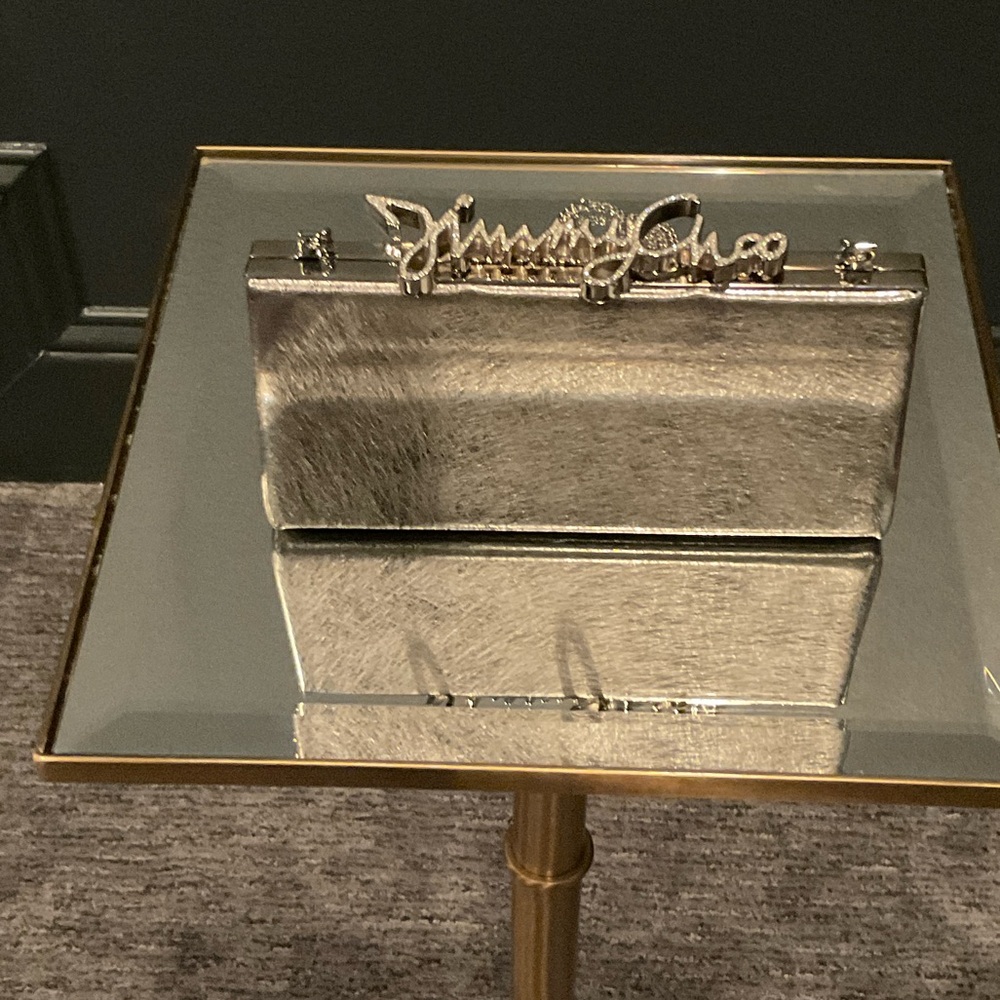 Jimmy Choo Silver Clutch